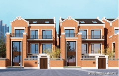 面选用高端石材搭配玻璃幕墙